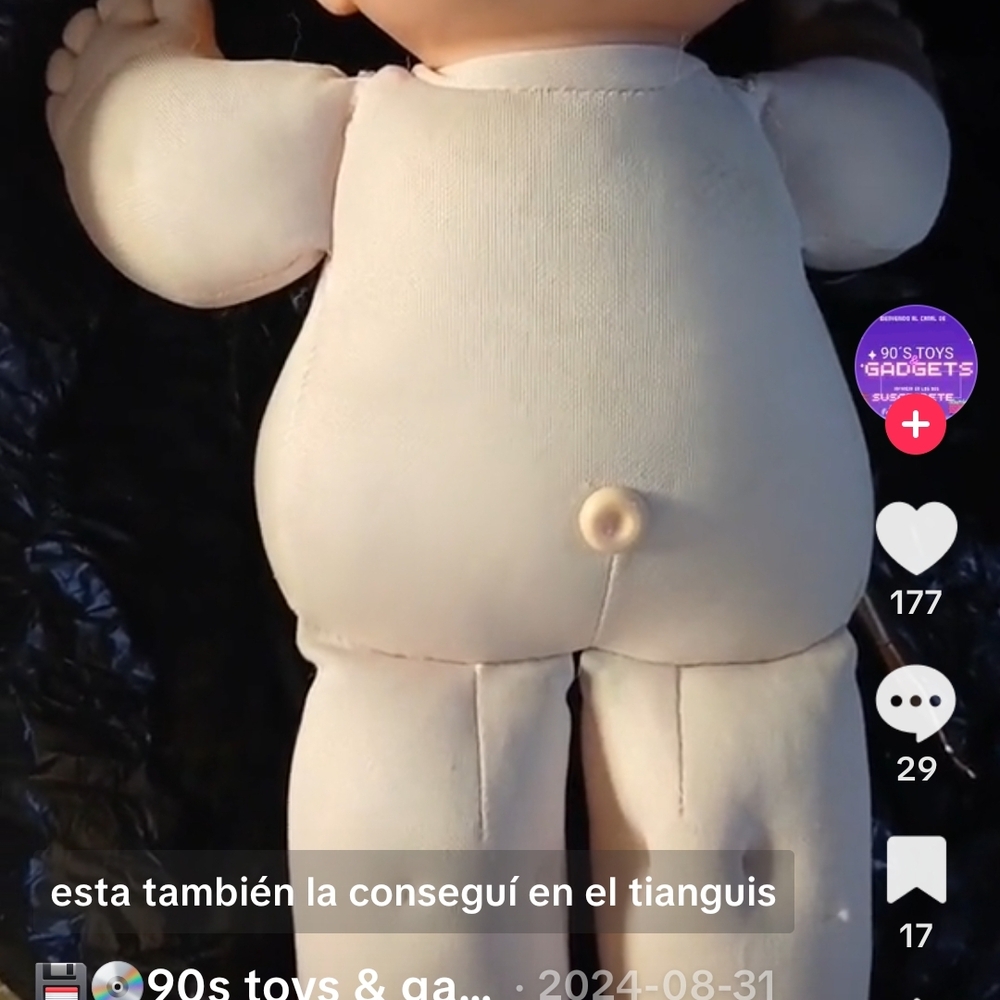 Soft Plush Baby Doll - Cream